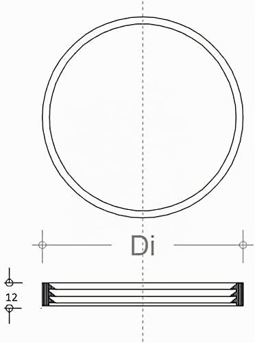 Silikondichtungen, 5 Stk., Schwarz, Silikon, Wasserdicht, max. 200°C, für Kamine, Schornsteine, Pell