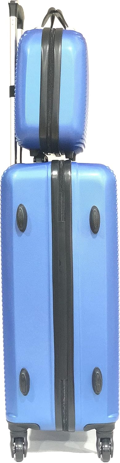 CELIMS Koffer für Kabinen/mittel/gross, mit oder ohne Vanity, französische Marke, Blau - 5859, Moyen