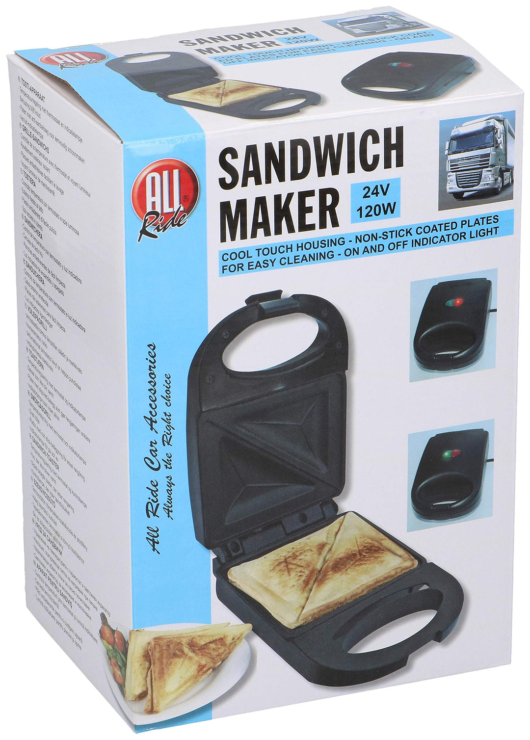 Sandwich Toaster Sandwichtoaster Kontaktgrill Sandwichmaker Sandwich Maker LKW Camping Reise 24V /,