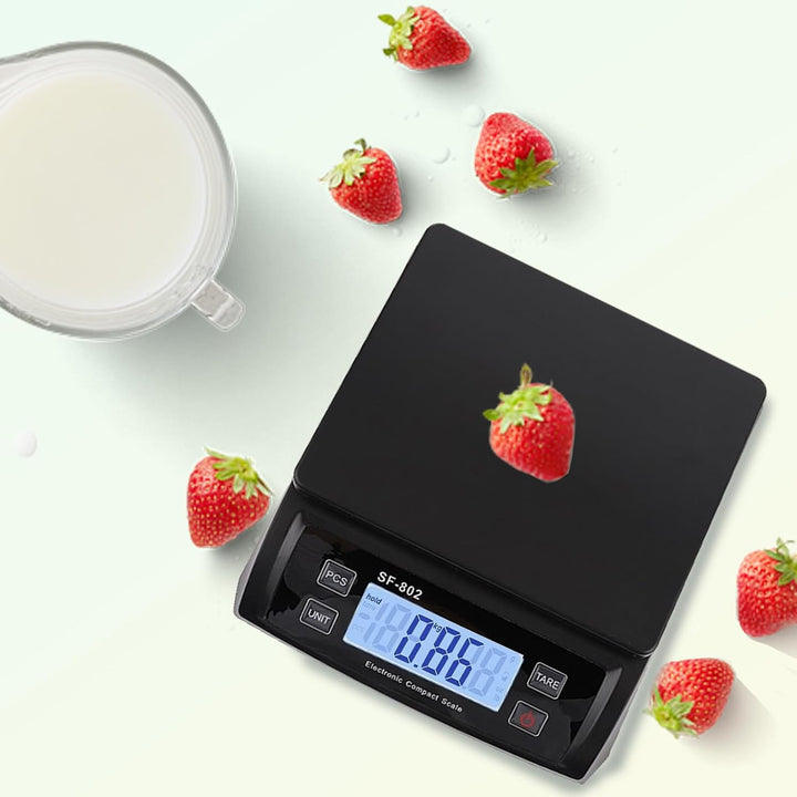 Waage küchenwaage gross Edelstahl Digitalwaage 30 kg Food Scale mit LCD Display Obstwaage Digitale K