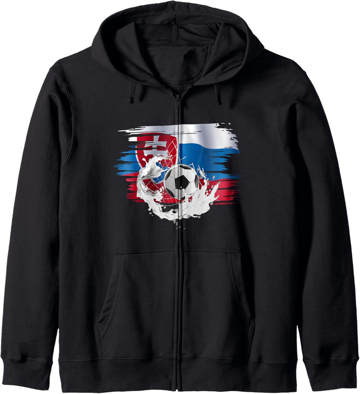 Slowakei Fanartikel Fussball Slovensko Kapuzenjacke