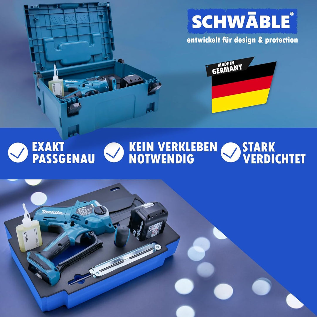 Schaumeinlage Schaumstoffeinlage für Makita Akku Kettensäge DUC101
