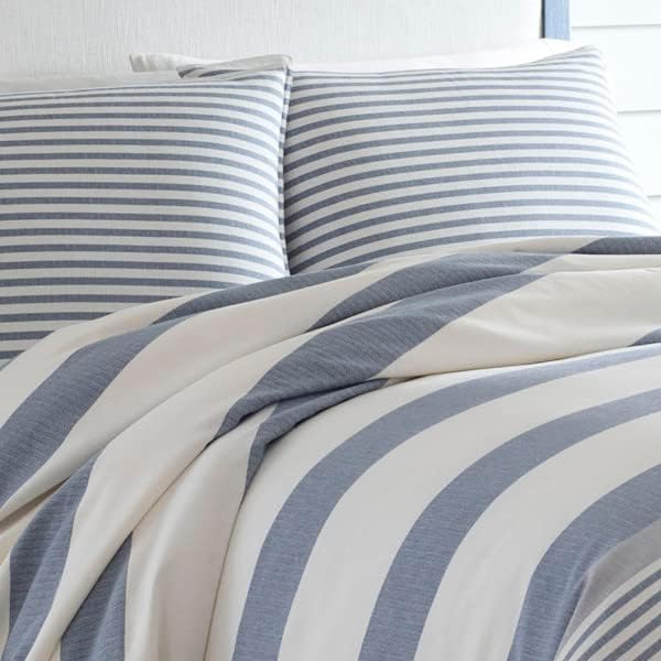 Nautica Home | Fairwater Collection | 100% Cotton Mediterranean Inspired Design Herringbone Weave Du