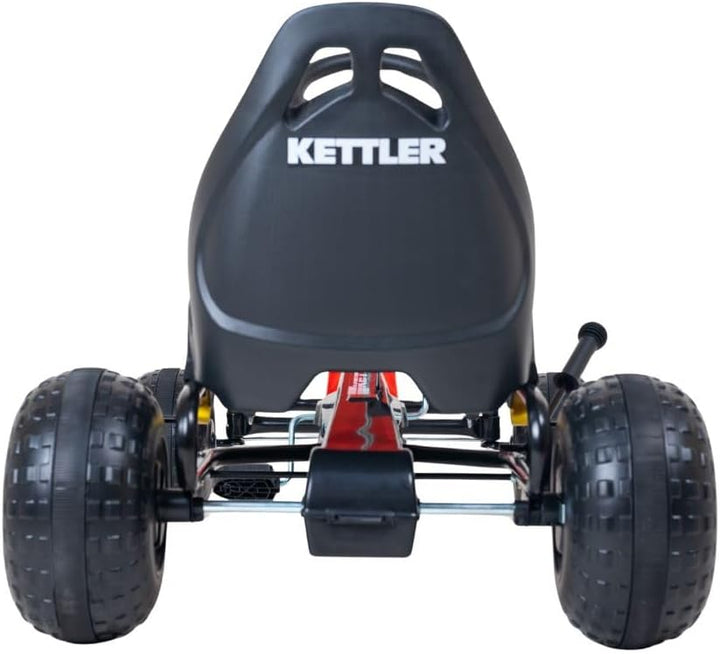 KETTLER Kettcar Turbo I Leicht &amp; Robust I ab 3 Jahren I 3- Fach Verstellbarer Sitz I Handbremse I wa