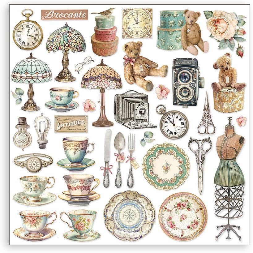 Stamperia - Scrapbook Paper Pad for Scrapbooking, Albums, Card Making, Bullet Journals, and More, Ac
