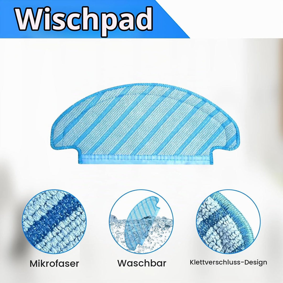 Zubehörset für Yeedi Vac Max, Vac Hybrid, Vac 2 Pro, Vac Station K760, für Ecovacs Ozmo Deebot T8 Ai