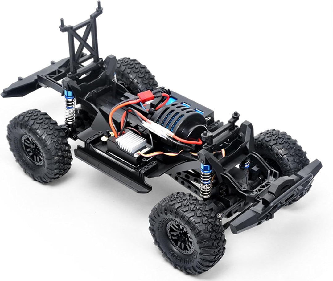 Amewi 22592 Dirt Climbing SUV Race Crawler 4WD 1:10 RTR weiss/rot, inkl. Fernsteuerung, Akku, Ladeka