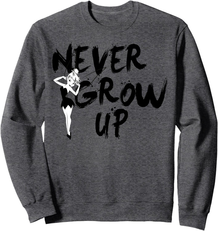 Disney Peter Pan Tinker Bell Never Grow Up Graffiti Sweatshirt