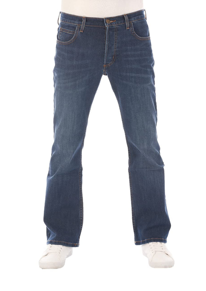 Lee Jeans Herren Stretch Bootcut Denver Jeanshose Hose Denim | Blau 32 33 34 36 38 40 42 44 46 34W /