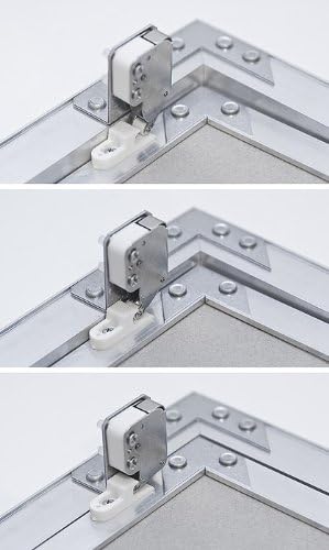 Awenta Revisionsklappe Aluminium-Rahmen 12,5 mm GK-Einlage Gipskarton Revisionstür Alu (225 x 300)