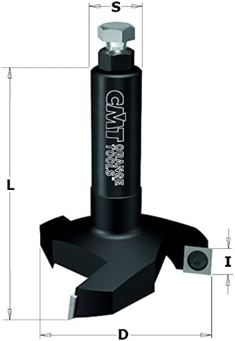 CMT 663.004.11 – Fräser de cuchillas Reversibles PARA nivelar HW Z3 S = 12 x 50 d = 60 x 12 x 80 DX