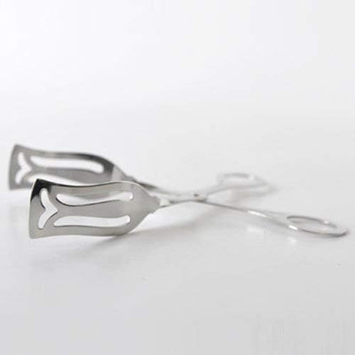 Alessi 506 GEBAECKZANGE, Edelstahl, Silber, 8.5 x 7 x 60 cm