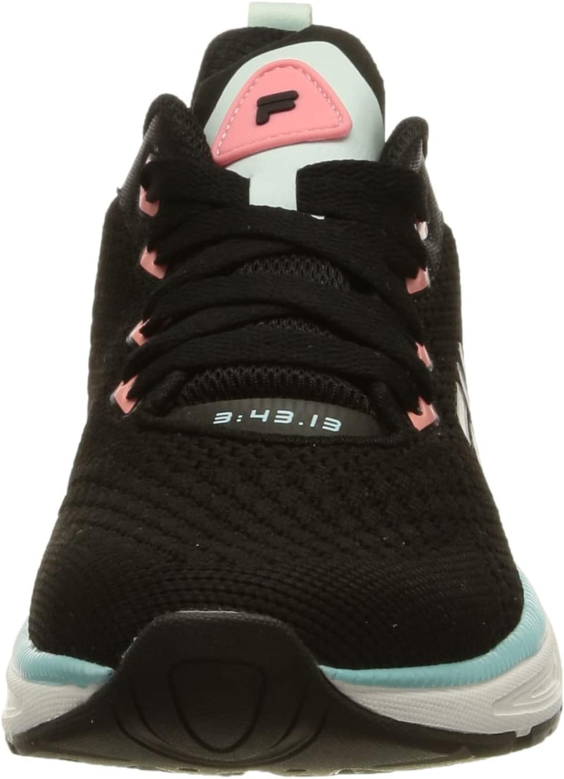 FILA Damen Exowave Race Wmn Laufschuh 36 EU Black Flamingo Pink Blue Glass, 36 EU Black Flamingo Pin