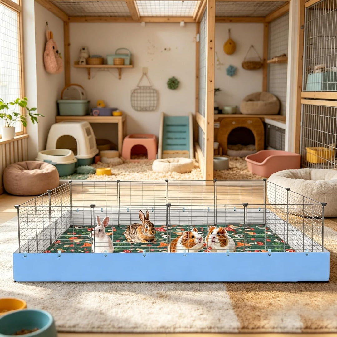 PIPI Pads für Meerschweinchen, 120 x 60cm Wiederverwendbare Unterlage für Meerschweinchen Waschbare