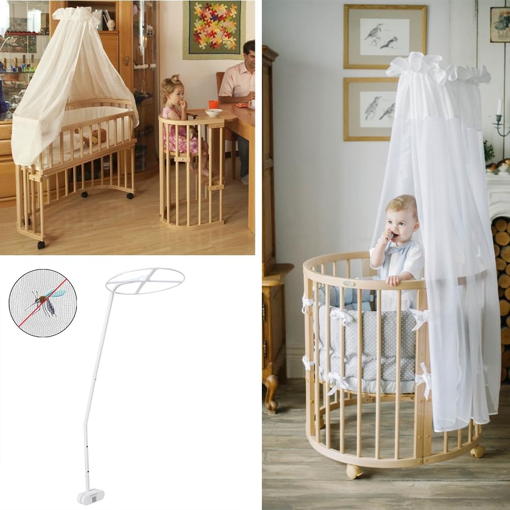 Himmelhalter, Himmelstange Stange Kinderbetten Himmelbett Halter Rack Moskitonetz Ständer Einstellba