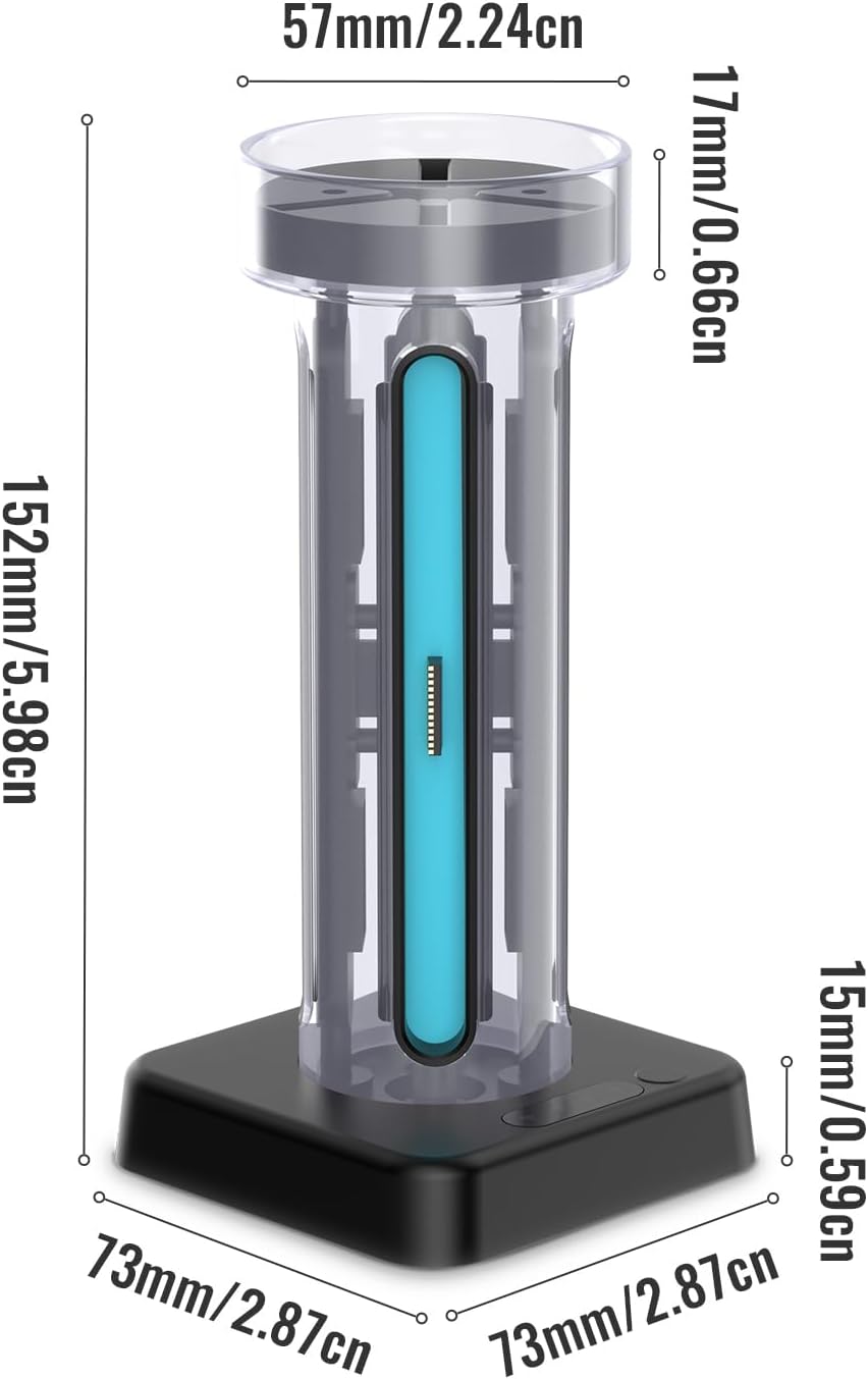 Controller-Ladestation Kompatibel mit NS Switch 2, Joy Con Ladestation mit LED-Display-Laterne, Lade