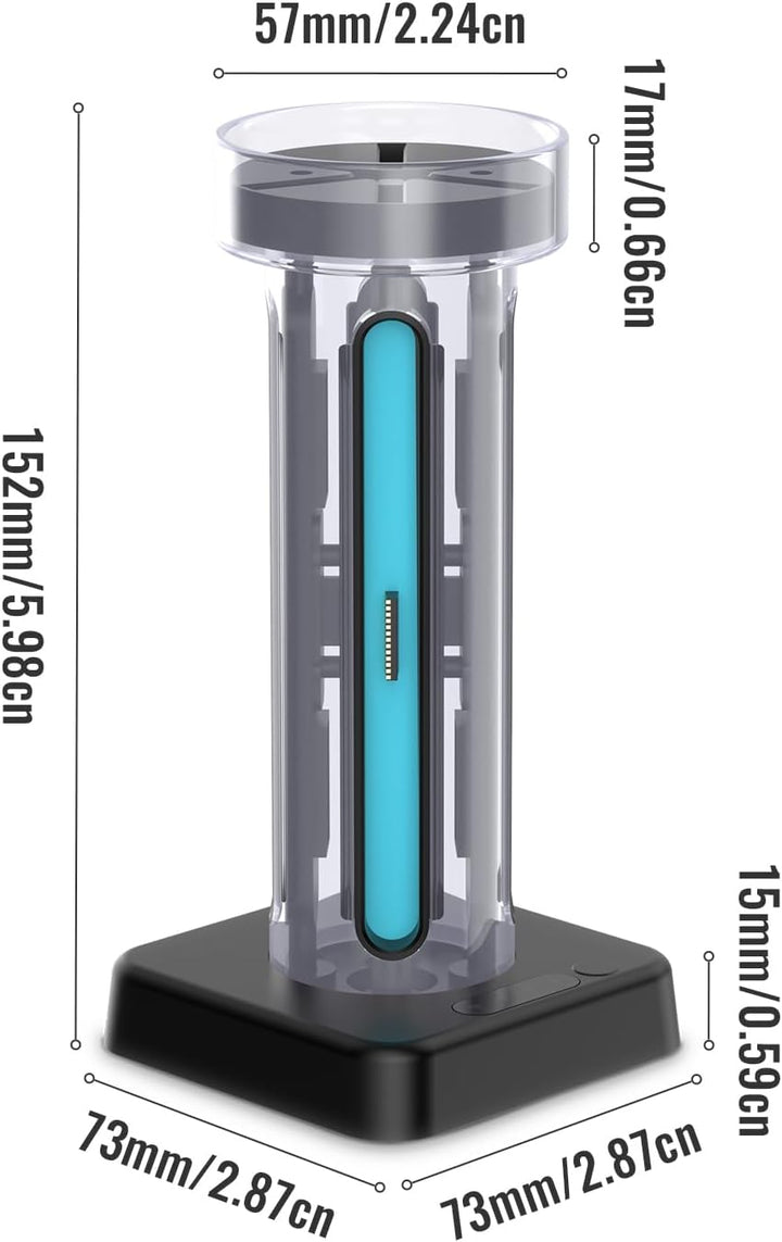 Controller-Ladestation Kompatibel mit NS Switch 2, Joy Con Ladestation mit LED-Display-Laterne, Lade