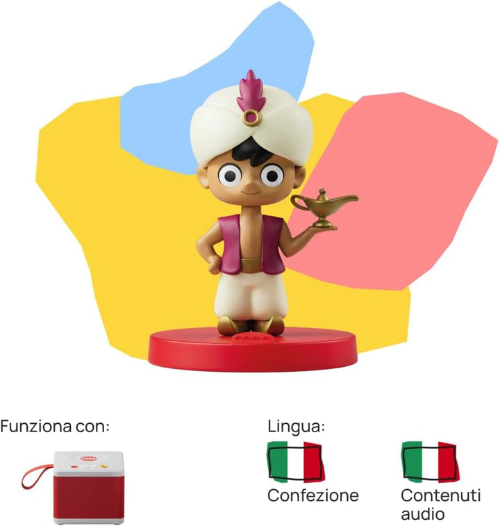 FABA Aladino Klangfigur - Klanggeschichten - Spielzeug, pädagogische Inhalte, italienische Version,