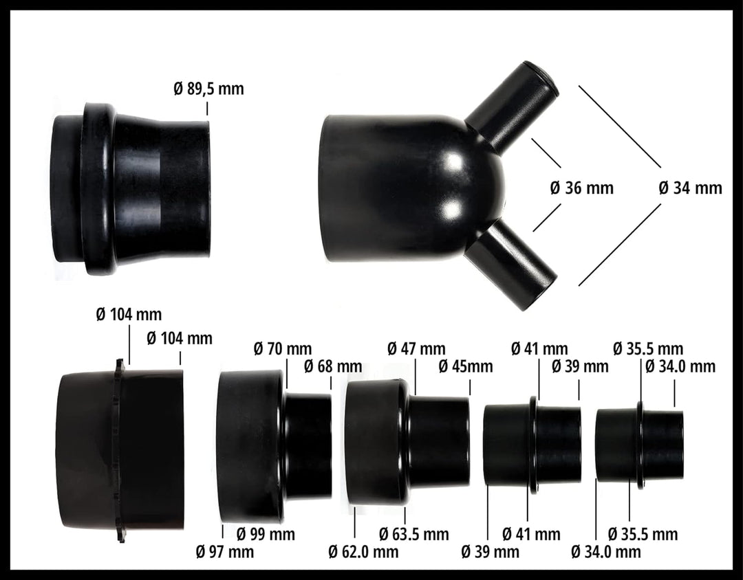 Einhell Absauganlage TE-VE 550/2 A (550 Watt, laufruhiger Induktionsmotor, Automatiksteckdose mit St
