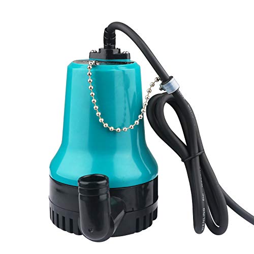 Tauchpumpe, DC 12V/24V Elektrische Solar Tauchpumpe Wasser Brunnenpumpe, 1.5 m Anschlusskabel, Förde