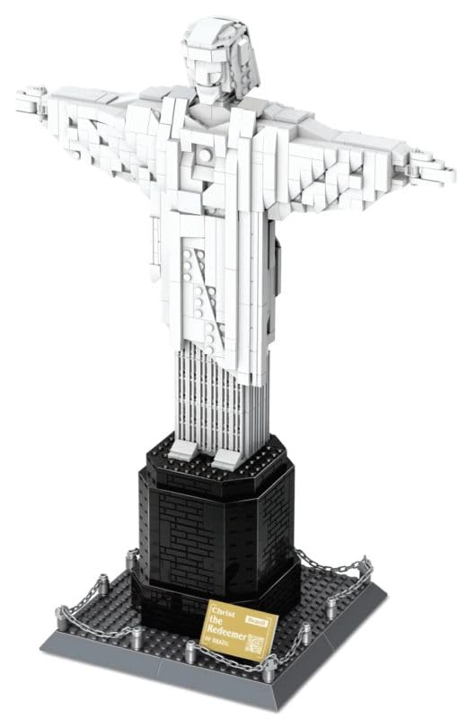 Architekturmodell zum Bauen mit Bausteinen. Christus der Erlöser. Rio de Janeiro. Christus Von Rio D
