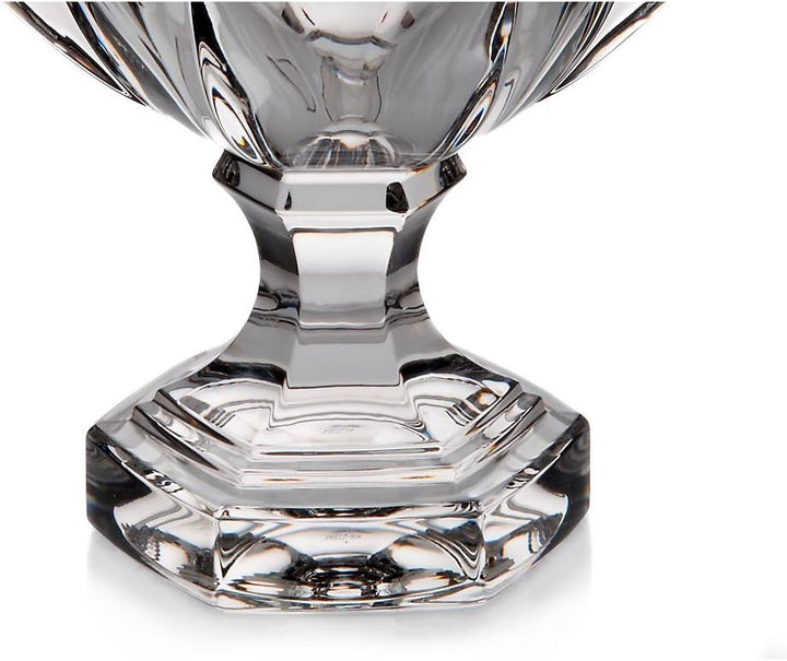 CRISTALICA Vase Auf Fuss Blumenvase Pokalvase Opera H 26 cm Transparentes Kristallglas Glas Klassisc