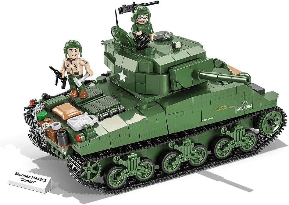 COBI 2550 Sherman M4A3E2 Jumbo, Historical Collection, World War II (WWII), Keine