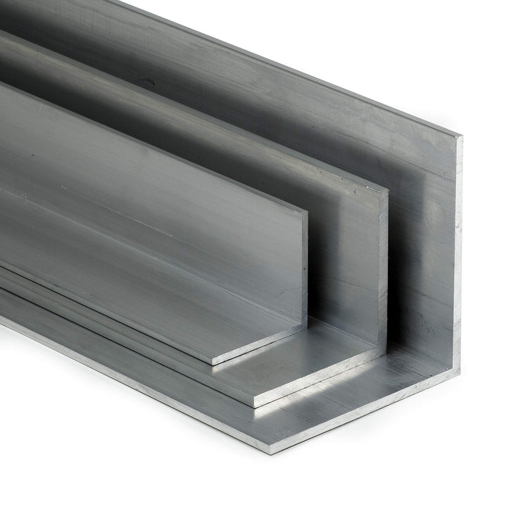 Aluminium Winkel AlMgSi05 gleichschenklig 100x100x6mm L:1000mm (100cm) Zuschnitt 100x100x6mm | L: 10
