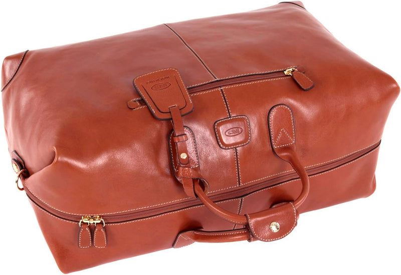 22 Zoll Reisetasche Life Pelle, Einheitsgrösse.Leather Cognac, Cognac