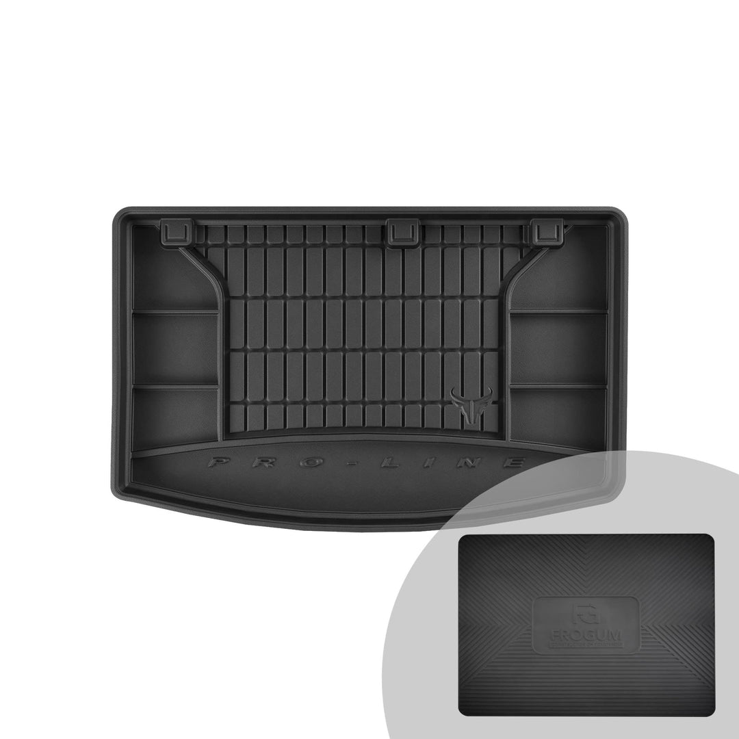 FROGUM ProLine 3D Gummimatte Exklusive Auto Kofferraummatte Kofferraumwanne für Kia Rio III 2011-201