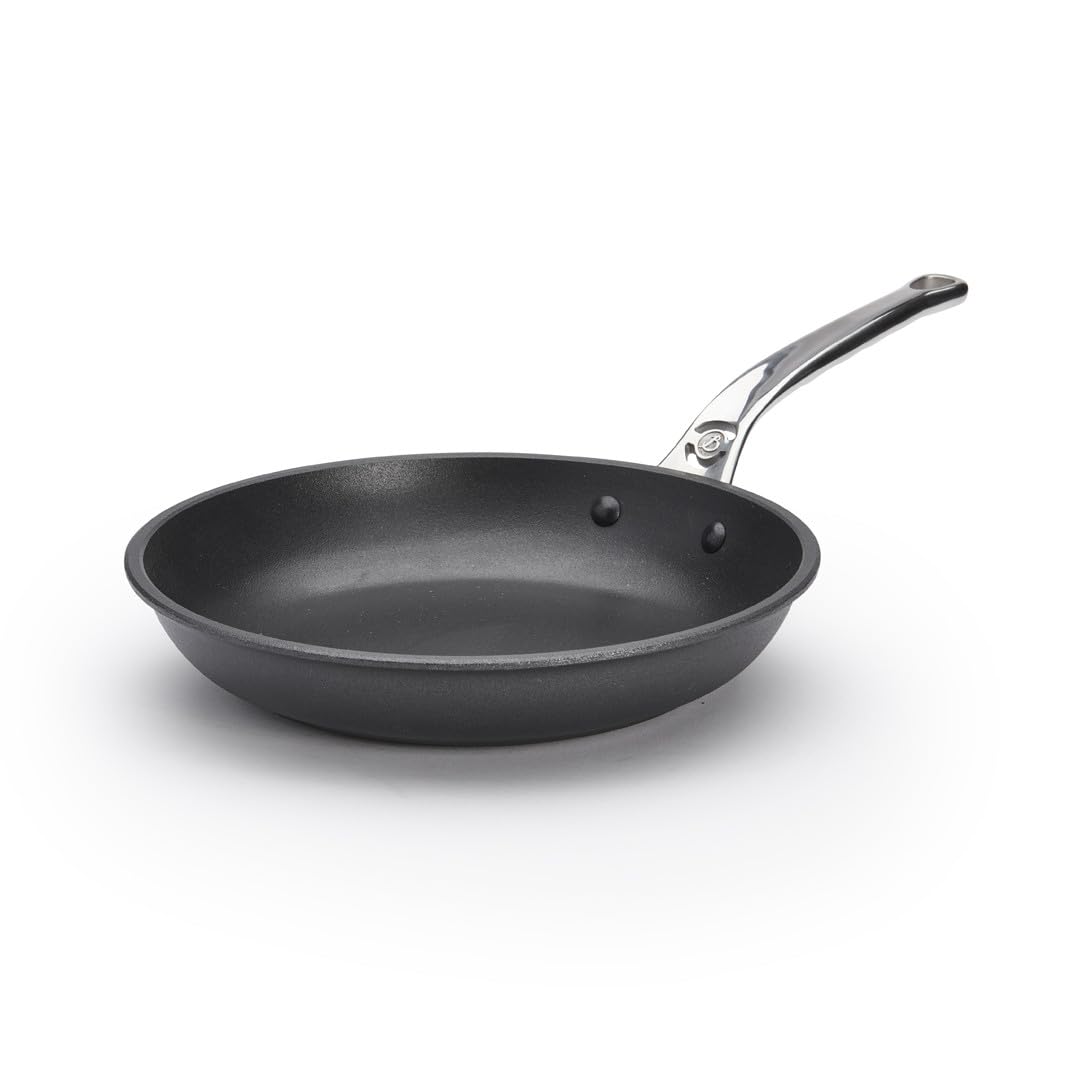DE BUYER Pfanne, Edelstahl, Silber, 24 cm, 830024 22 x 12.6 x 1.4 cm, 22 x 12.6 x 1.4 cm