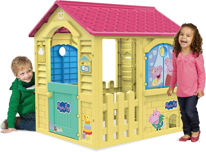 Chicos - Peppa Pig Spielhaus fur Kinder Outdoor | Robuster und langlebiger Kunststoff | Schnelle und