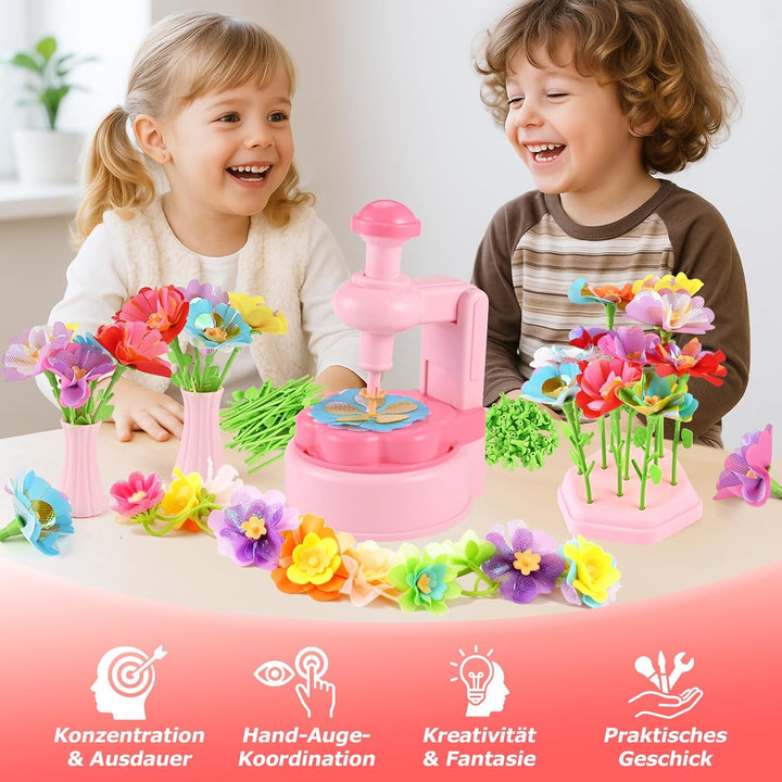 Herboom DIY Blumen Bastelset Kinder, Blumenpresse Bastelset Mädchen 4 5 6 7 8 Jahre Gepresste Blumen