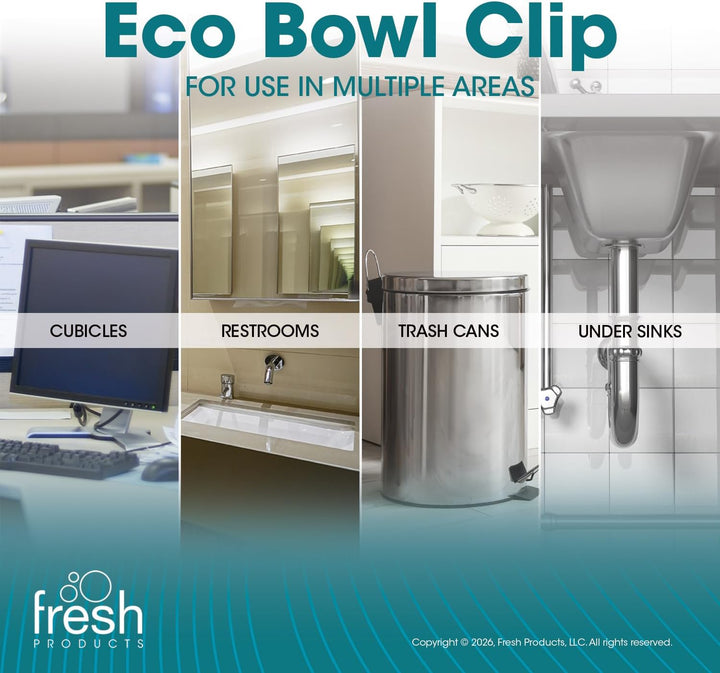 Fre-Pro by Fresh - Bowl Clip Lufterfrischer für Toiletten, Spiced Apple, Box mit 12 Stück, Spiced Ap