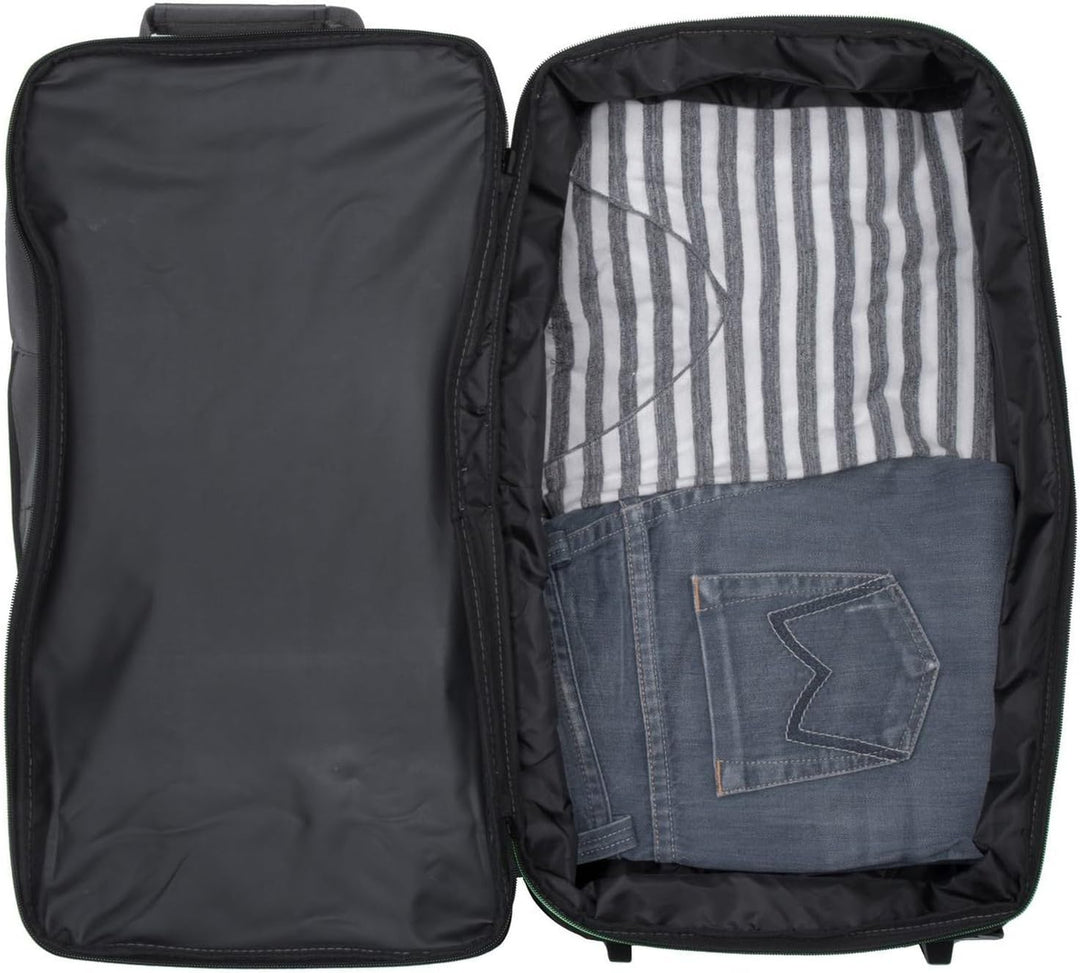 travelite 2-Rad Trolley Reisetasche Gr. S mit Dehnfalte, Gepäck Serie BASICS: Weichgepäck Reisetasch