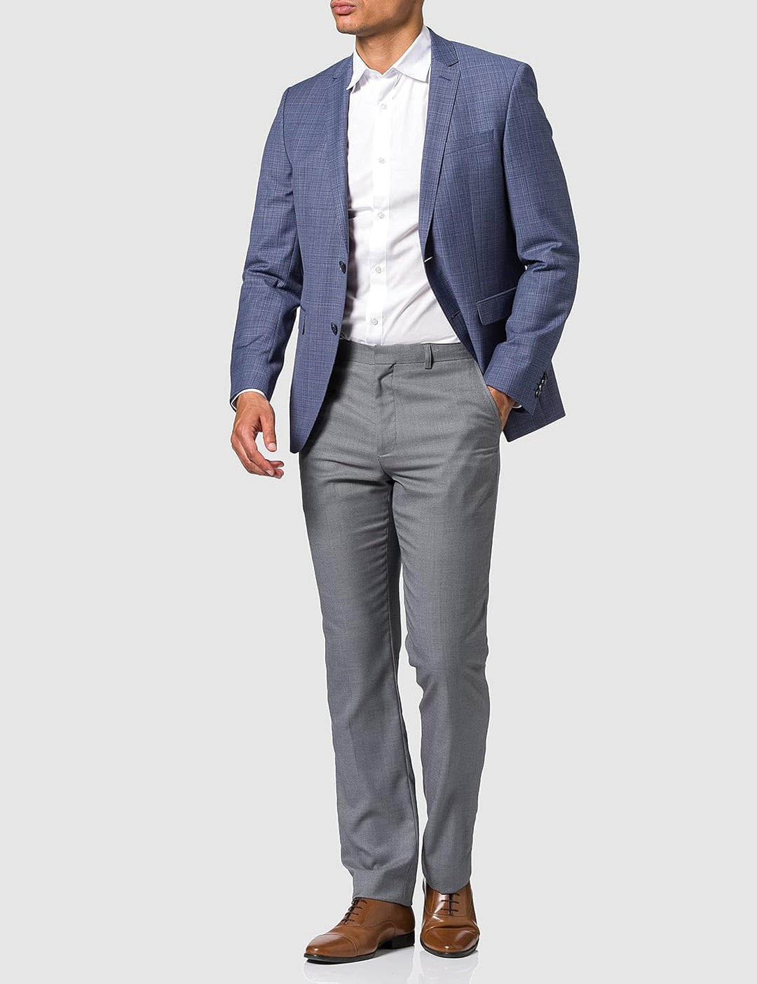 Daniel Hechter Herren Jacket Shape Suit S Blazer 38 Light Blue, 38 Light Blue