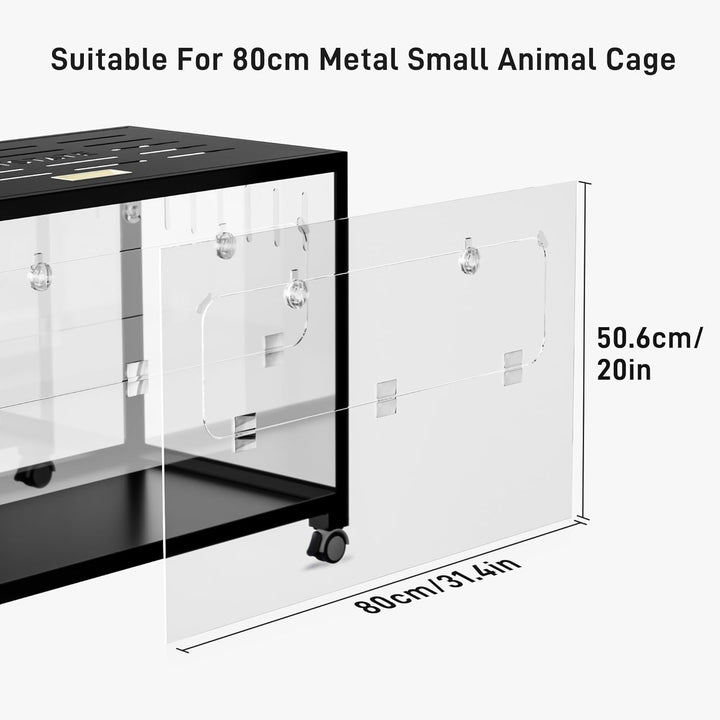 BUCATSTATE Front Door ONLY for Hamster Cage Metal 2.0 Size in 80cm 80L X 44.7W Front Door, 80L X 44.
