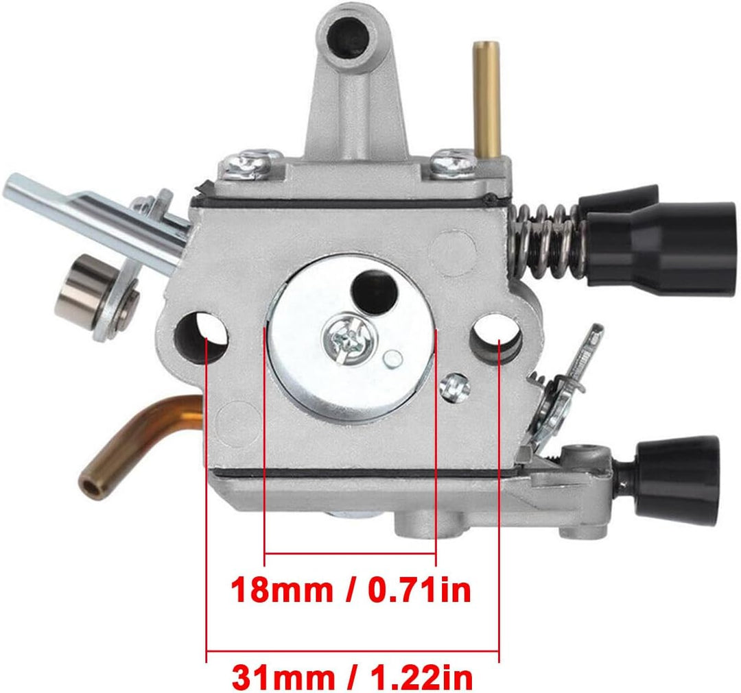 Vergaser für Stihl FS120 FS200 FS250 FS300 FS350 FR350 FR450 FR480 Rasentrimmer Freischneider ersetz