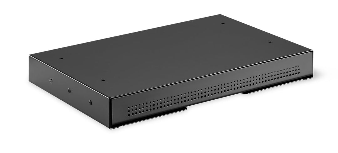 Ergolutions® Unterbau Schublade Slimline Schwarz - Flache, Einfache Montage, Vollauszug, Für Büromat