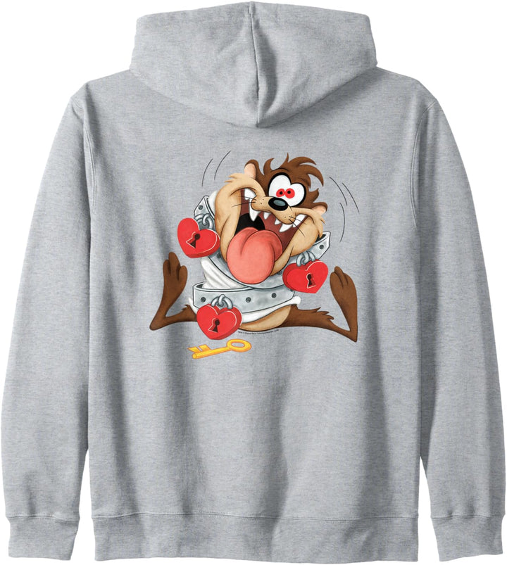 Looney Tunes Taz Love Locked Valentine's Day Kapuzenjacke