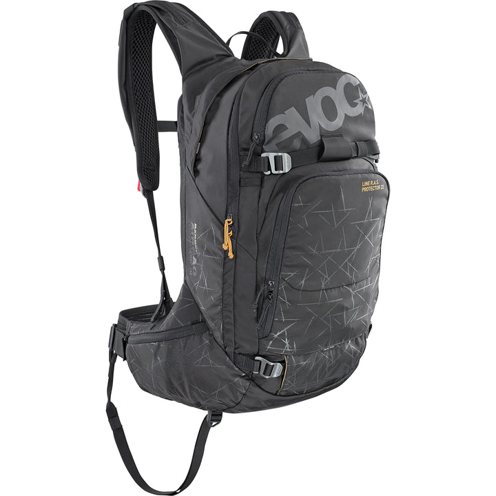 EVOC LINE R.A.S. PROTECTOR 22 Lawinen-Airbag-Rucksack, Skirucksack (NEURALITE SYSTEM, Hüftflügel mit