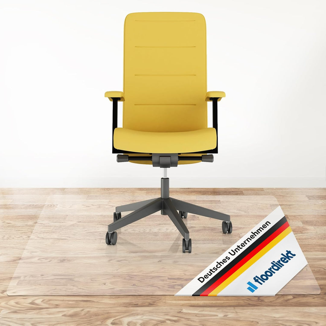Floordirekt Bodenschutzmatte für Hartböden - Neo - transparente Bürostuhlunterlage Bodenmatte Stuhlu