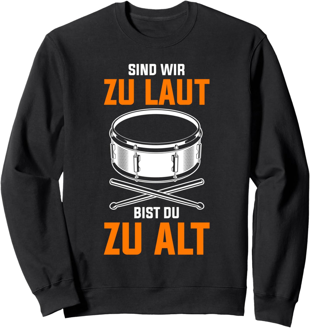 Trommel Musikband Drummer Drumsticks Trommeln Sweatshirt
