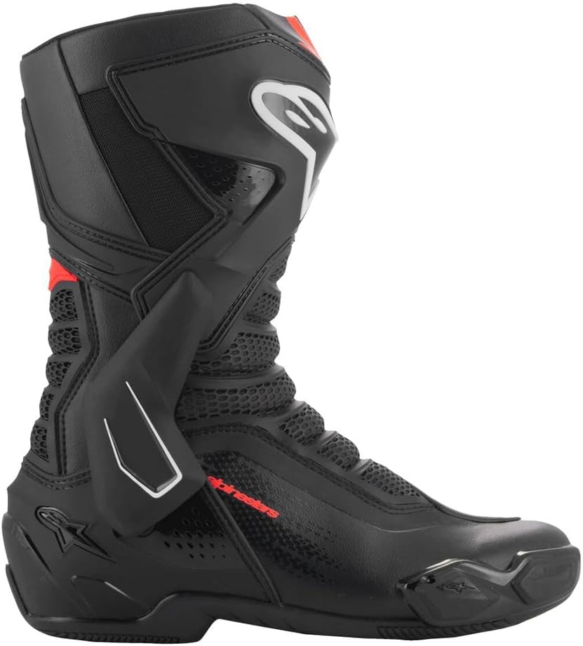 Alpinestars Motorradstiefel SMX 6 V3, BLACK 38 EU Black Red Fluo, 38 EU Black Red Fluo