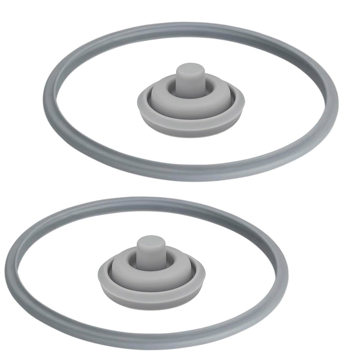 2 Dichtungsgummis für Perfect und WMF Perfect Plus + 2 Ersatzdichtungen für Ventil, Deckel, Express-