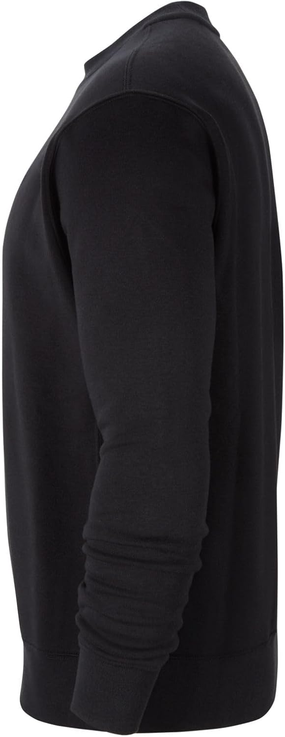 Nike Men's M Nk FLC Park20 Crew Sweatshirt Black/White S Einfarbig, Black/White S Einfarbig