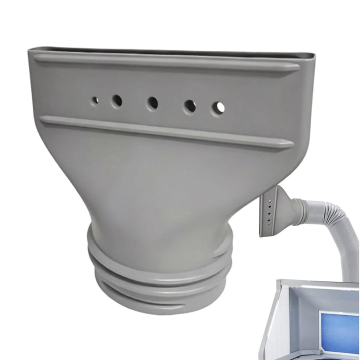 Flacher Klimaanlage Abluftschlauch Adapter, Für 130mm/150mm Durchmesser Abluftschlauch Klimagerät Fe
