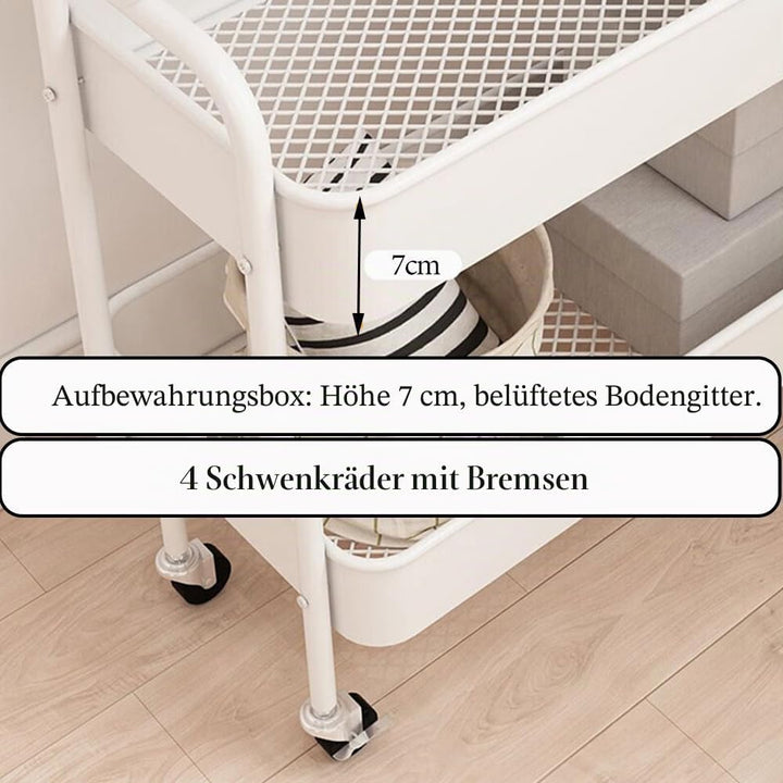 Kleiderständer Aus Metall, 2-Stöckig - Kleiderstange Für Schlafzimmer Mit Doppelten Aufbewahrungsreg