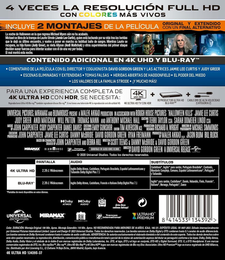 Halloween Kills UHD - BD