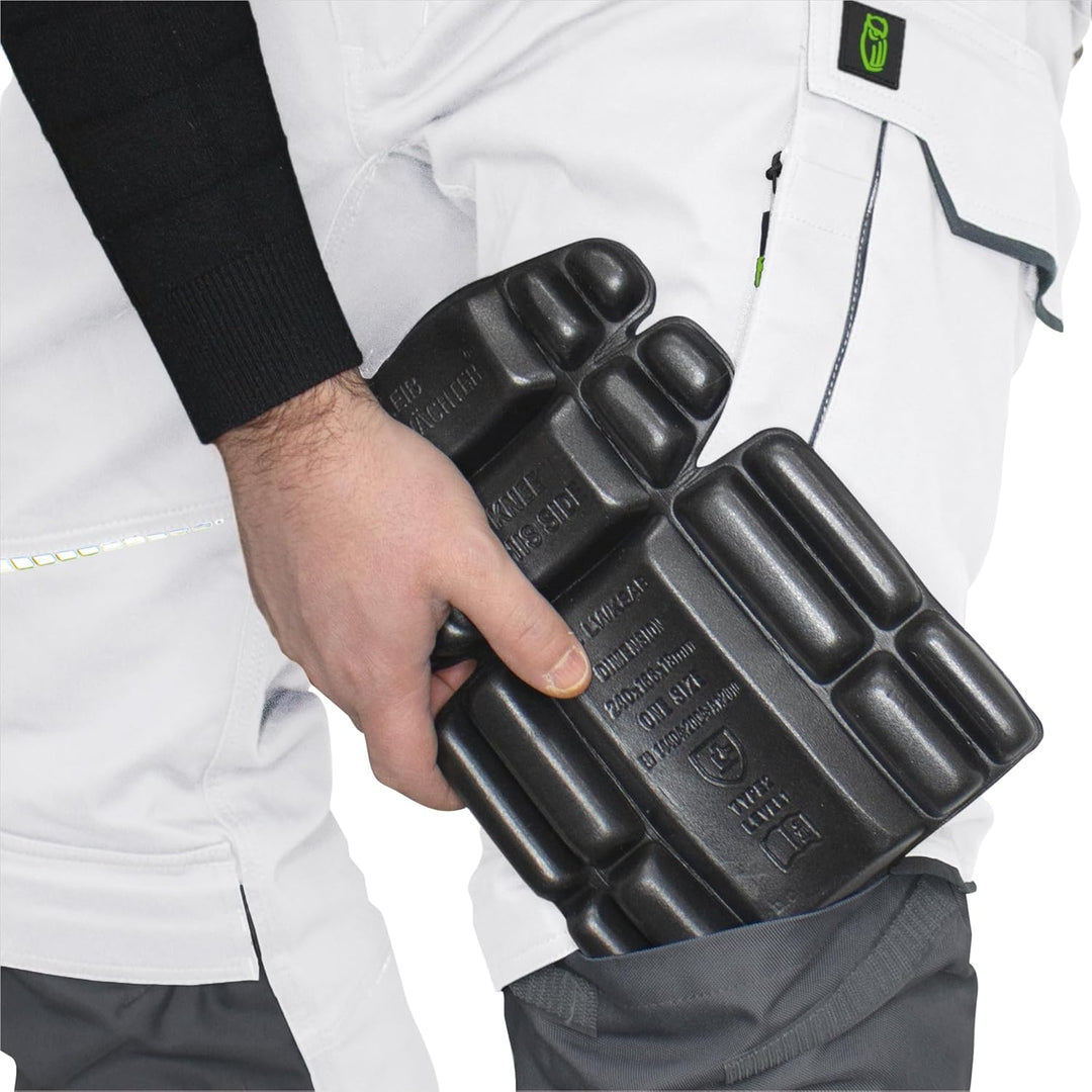 Leib Wächter Flex-Line Workwear Bundhose Arbeitshose mit Spandex (weiss/grau, 24)